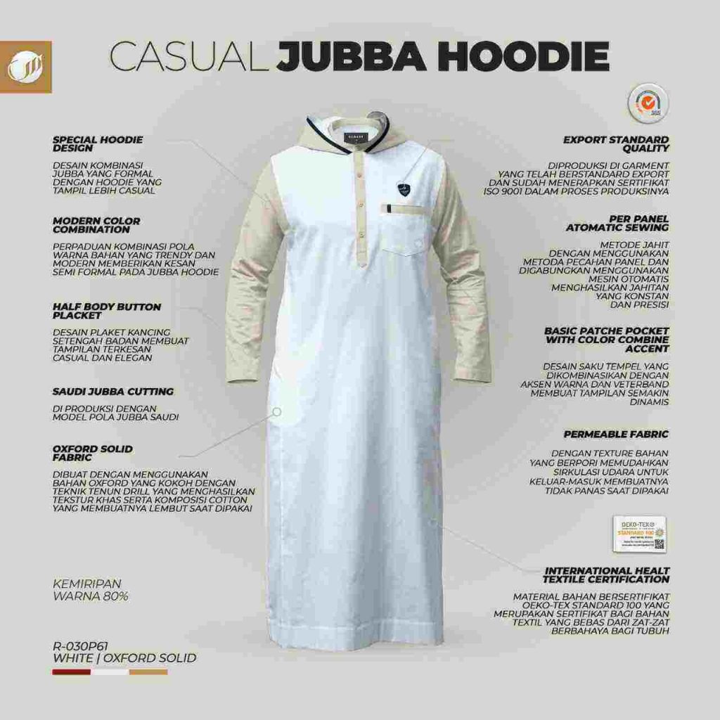 Jubah Hoodie Samase
