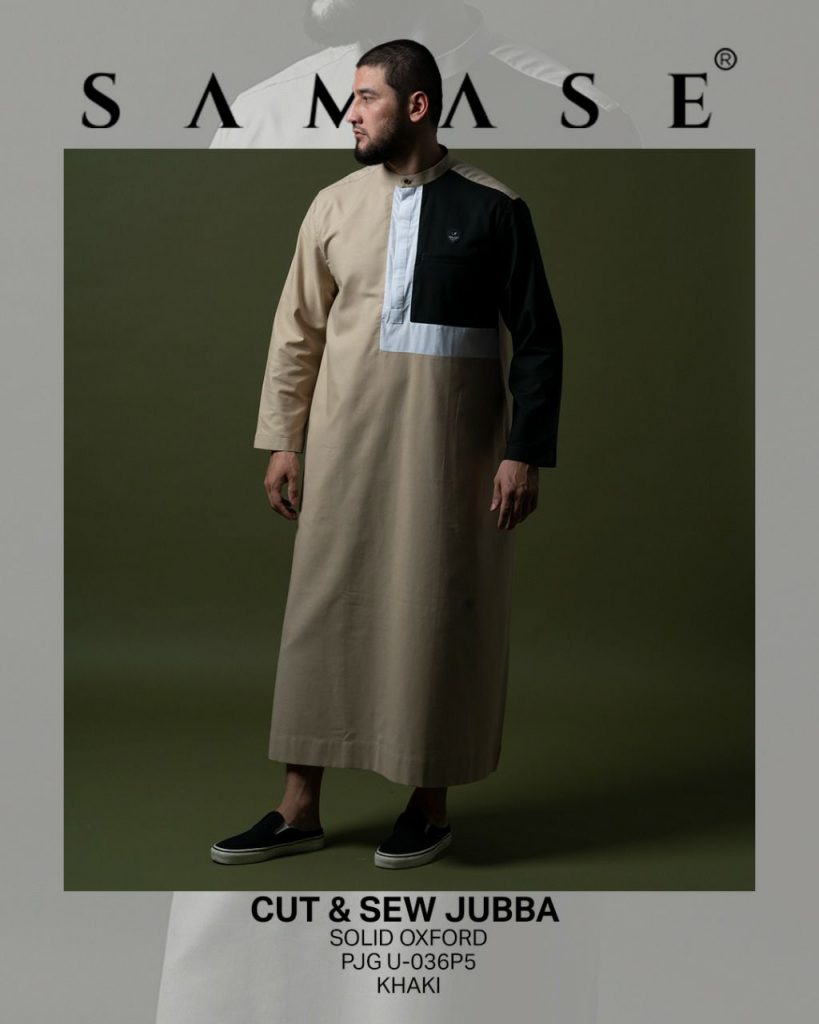 Salah satu macam jubah hasil inovasi Samase adalah Jubah Cut and Sew